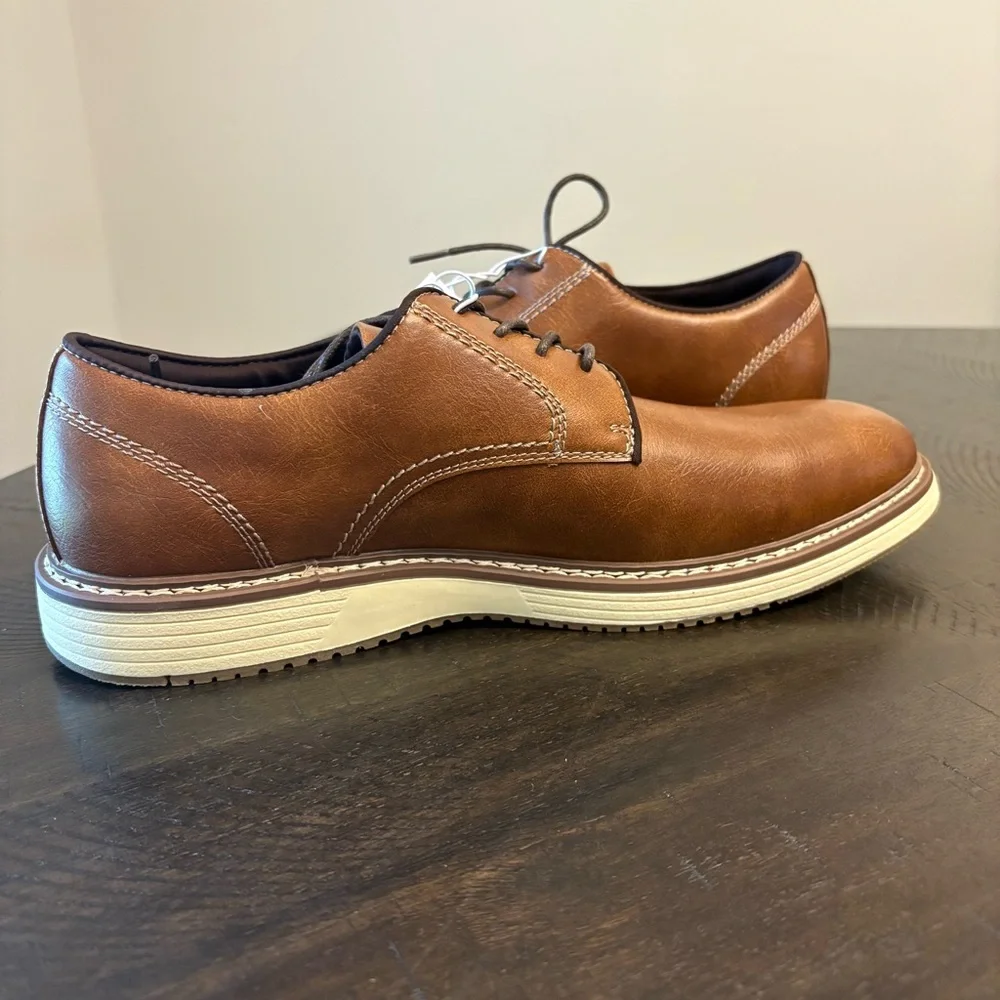 Steve Madden Brown Casual Oxford Shoes Men’s Size 10 Cognac P-Jansen